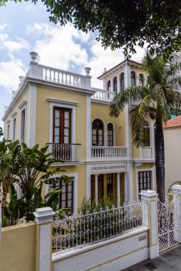 Santa Cruz de La Palma 'daki eski Kanarya Mimarlar Derneği binası