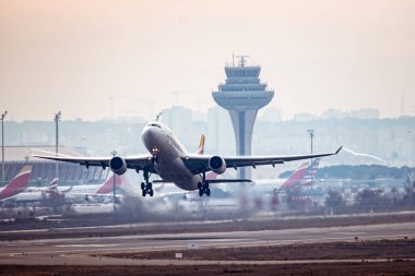 Airbus A330-300 passenger aircraft of the airline Air Europa taking off the airport