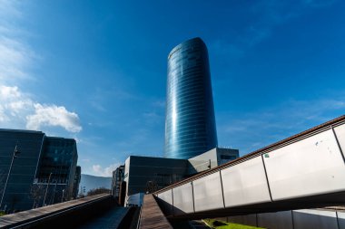 Bilbao 'daki Iberdrola Kulesi' nin dış görünümü