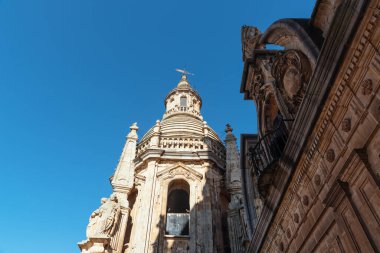 Salamanca 'daki Clerecia Church Tower, Castilla Leon, İspanya