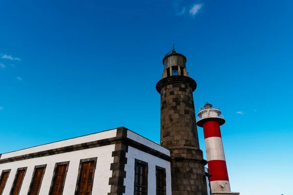 Faro di Fuencaliente nell'isola di La Palma — Foto Stock