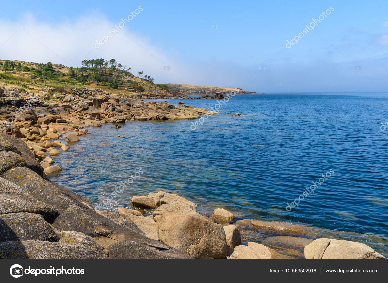 Costa da Morte or Death Coast at Porto do Pindo in Galicia — Stock Photo ©  JJFarquitectos #563502916, image size:1600x1168