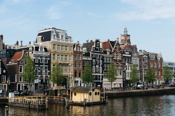 Ámsterdam Países Bajos Mayo 2022 Vista Panorámica Del Río Amstel —  Fotos de Stock