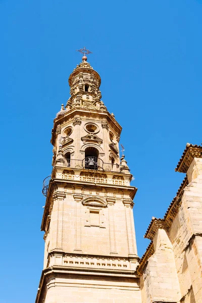Церква Богородиці Успіння Середньовічному Місті Бріонес Ріоха Іспанія Архітектура Мистецтво — стокове фото