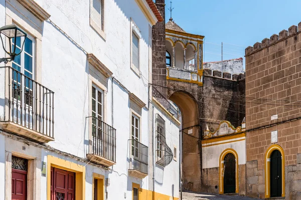 Elvas Portugal July 2022 Scenic View Old Town Elvas Narrow — Foto Stock