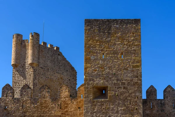 Frias Spain August 2020 Frias Castle Blue Sky Medieval Castle — Foto de Stock