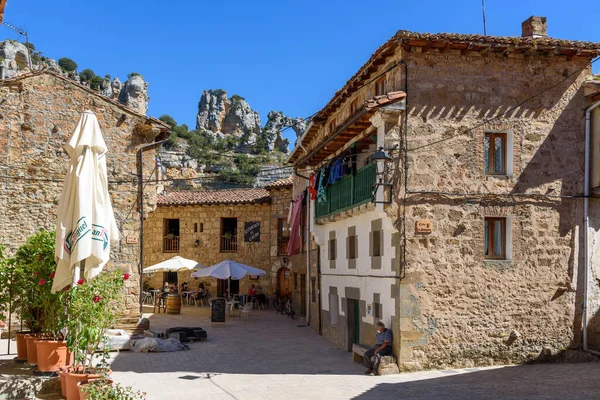 Orbaneja Del Castillo Spain August 2020 Scenic View Picturesque Small — Stockfoto