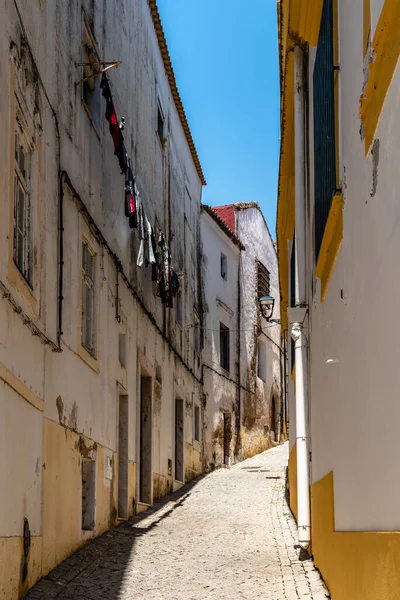 Scenic View Old Town Elvas Alentejo Portugal Narrow Streets Whitewashed — Foto Stock