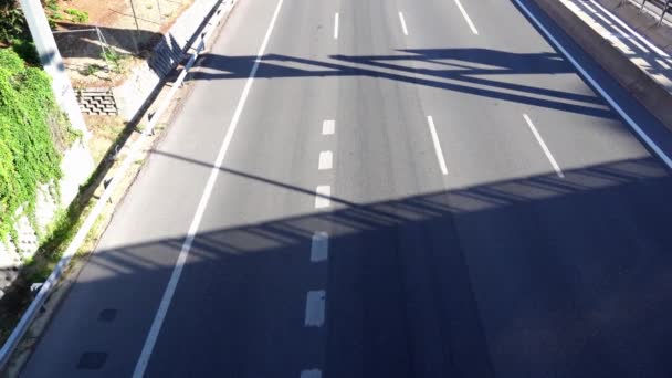 Voitures Circulant Sur Autoroute M30 Madrid — Video