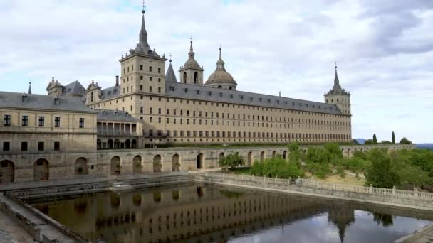 San Lorenzo Escorial Ισπανία Σεπτεμβρίου 2021 Βασιλική Μονή San Lorenzo — Αρχείο Βίντεο