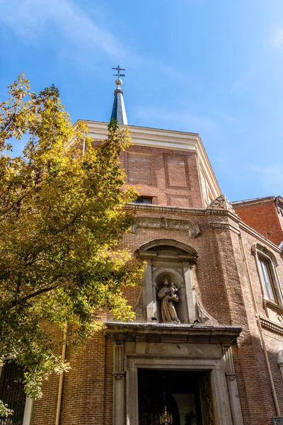 Buitenaanzicht Van Kerk Van Sint Antonius Van Duitsers Hoofdgevel — Stockfoto