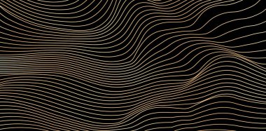 siyah ve altın çizgili soyut arkaplan, el sallayan modelleme tasarımı, web sitesi afişi, poster imzası kurumsal ve sosyal medya, düğün davetiyesi dokuma kağıdı, kumaş baskısı