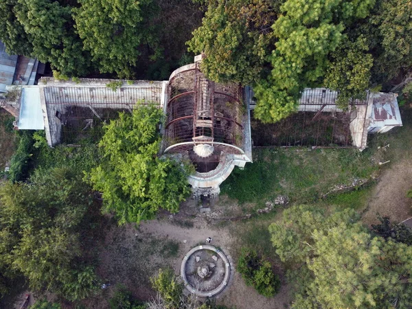 Serre Marazli Vieux Bâtiment Détruit Photographié Partir Drone — Photo