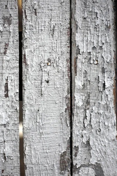 Oude Houten Planken Met Gescheurde Verf — Stockfoto