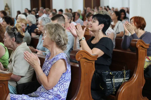 Ukraine Odessa June 2022 Charity Concert Roman Catalic Cathedra National — Stock Photo, Image