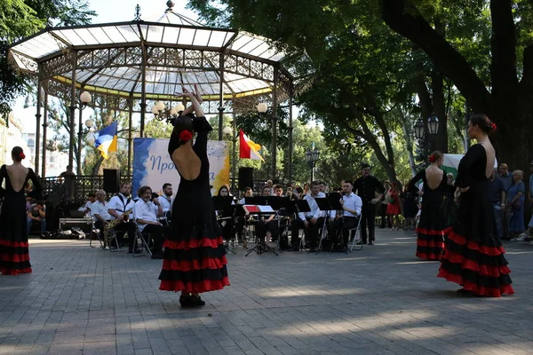Odessa Ucrânia Junho 2022 Concerto Caridade Para Ajudar Forças Armadas — Fotografia de Stock