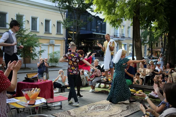 Odessa Ukraine July 2022 Charity Performance Theater Odessa Love You — Fotografia de Stock