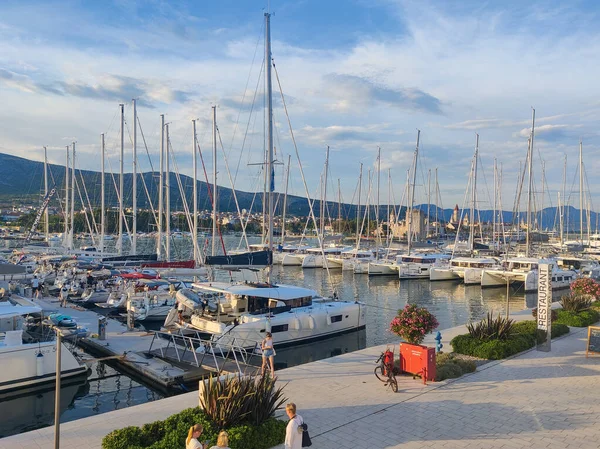 Trogir Limanı Hırvatistan Tarihi Kenti Akdeniz Adriyatik — Stok fotoğraf