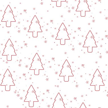 Vektör. Kusursuz bir Noel deseni. Typographic ürünleri için şablonlar tasarla. Noel ve Yeni Yıl geçmişi. Markalaşma, afiş, kapak, kartpostal için minimalizm.