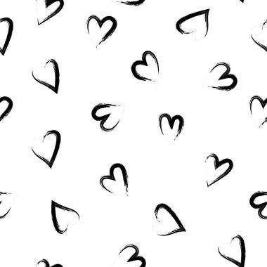 Vektör çizimi. Elleri pürüzsüz kupa deseni. Karalama tarzında arka plan, mürekkep. Sevgililer Günü, Anneler Günü, tebrik kartı, duvar kağıdı ya da hediye paketi tasarımı..