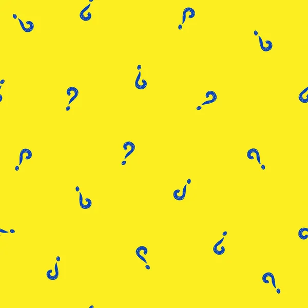 ベクトルイラスト 質問マークシームレスパターン 手書きの質問マークを持つシームレスなベクトルパターン グランジヒップスターの背景 黒の句読点 手描き — ストックベクタ