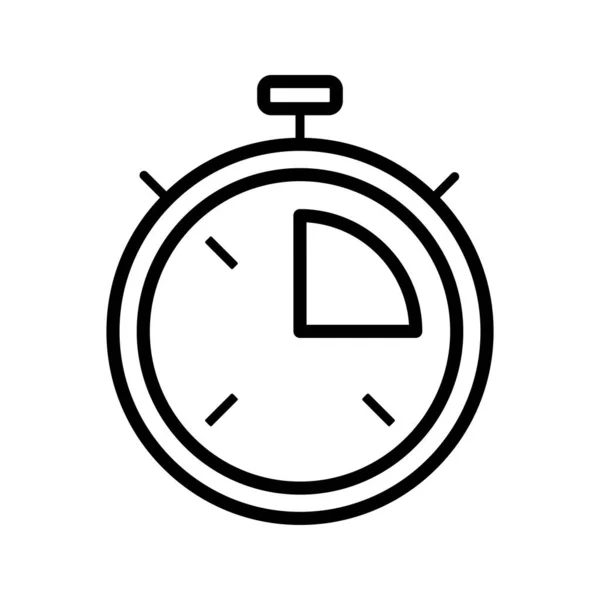 Gráficos Vectoriales Editables Conjunto Iconos Tiempo Reloj Temporizador Velocidad Alarma — Vector de stock