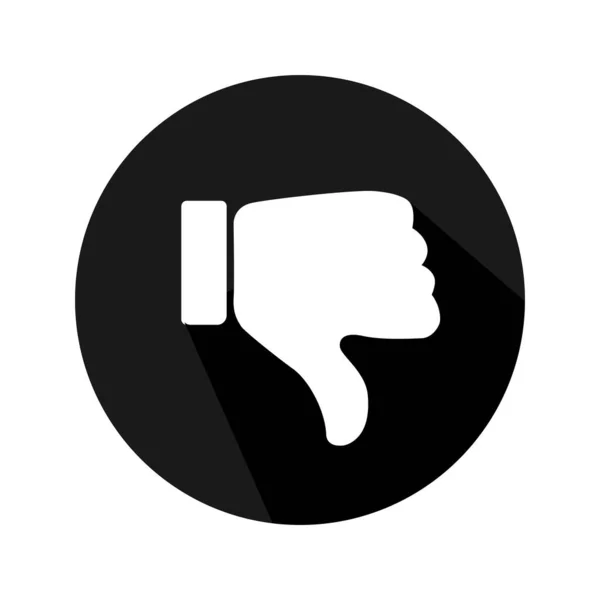 Vektör çizimi. Baş parmak yukarı ve aşağı, bildirim simgesi, düz simge. Sosyal ağlar için vektör simgeleri, web sitesi arayüzü, blog yazarları için simgeler.