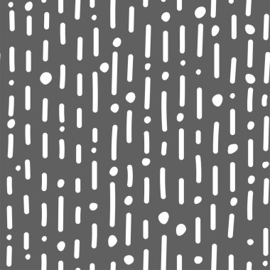 Vektör çizimi. Çocuk çizimi. Benekli tek renkli arka plan. Çizgili, pürüzsüz desen. Geometrik soyut el çizimi şekiller. Yuvarlak ve doğrusal organik şekiller.