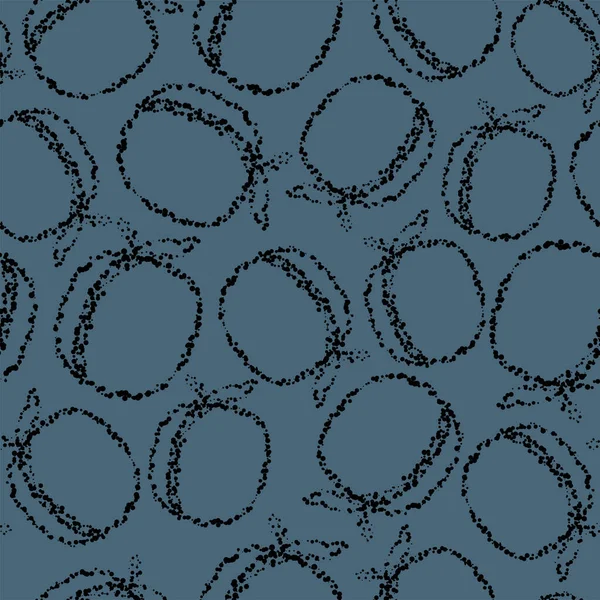 Vecteur Modèle Géométrique Sans Couture Abricot Juteux Pêche Composé Points — Image vectorielle