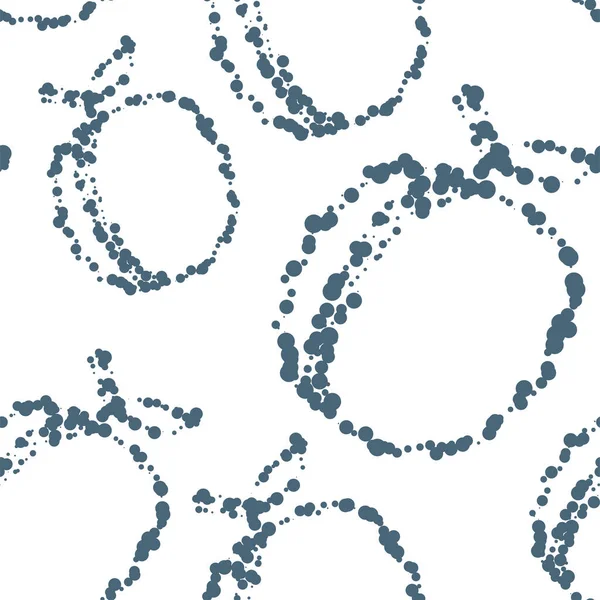 Vecteur Modèle Géométrique Sans Couture Abricot Juteux Pêche Composé Points — Image vectorielle