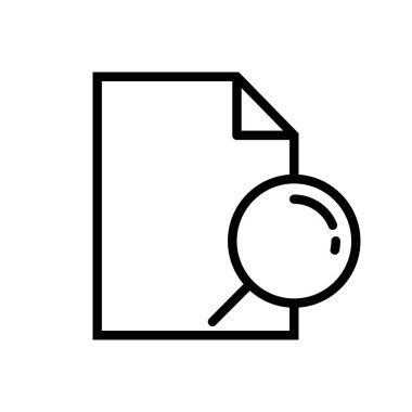 Vektör çizimi. Elektronik ve kağıt belgelerinin siyah simgelerini özetle. Belge akışı yönetimi. Kağıt sayfası simgesi.