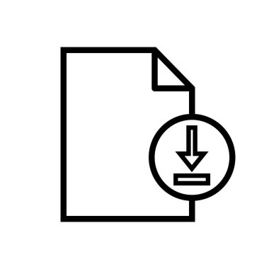 Vektör çizimi. Elektronik ve kağıt belgelerinin siyah simgelerini özetle. Belge akışı yönetimi. Kağıt sayfası simgesi.