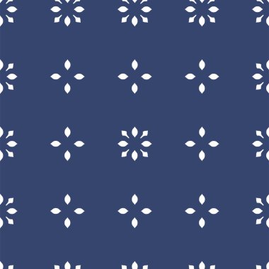 Vektör. Yama işi tarzında kusursuz Akdeniz geometrik deseni. Talavera şablonu. Portekiz Azulejo 'su. Türk dekorasyonu. Fas mozaiği. İspanyol porseleni. Seramik yemekler, halk süsleri..