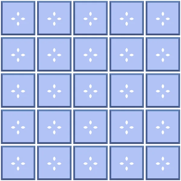 Vector Seamless Mediterranean Geometric Folk Pattern Talavera Template Portuguese Azulejo — Image vectorielle