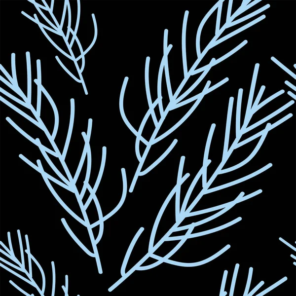 Vektör. Mutlu Noeller, kusursuz yeni yıl. Typographic ürünleri için tasarım şablonu. Kışın ambalaj kağıtları, tebrik kartları, tekstil ürünleri, markalaşma. Basit el çizimi ladin dalı.