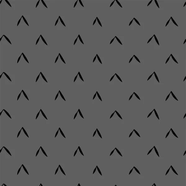 Vector Grey Black Background Artistic Background Hand Drawn Simple Shapes — Vetor de Stock