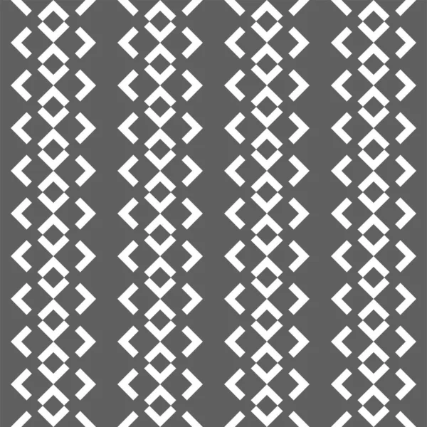 Vector Grey White Abstract Ethnic Seamless Pattern Background Angle Brackets — Wektor stockowy