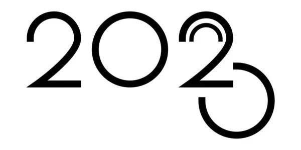 Vektor Boldog Évet 2023 Logó Szöveges Tervezés Tervezzen Sablonokat 2023 — Stock Vector