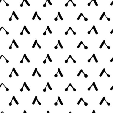 Vektör. Tek renkli arka plan. Sanatsal arkaplan, elle çizilmiş basit şekiller, kontrol işaretleri. Mozaik soyut arka plan. Tekrarlanan geometrik doku.