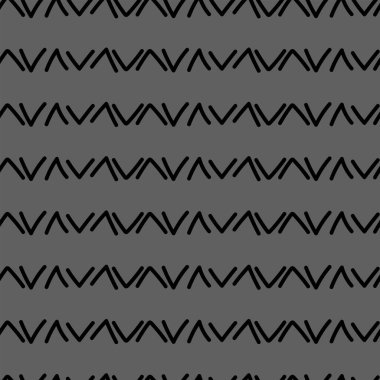 Vektör. Soyut, tek renkli, etnik, pürüzsüz desen. Sanatsal arka plan el, açı ayraçlarının basit şekillerini, kontrol işaretlerini çizdi. Mozaik soyut arka plan. Tekrar eden geometrik doku. Ayrıştırıcılar.