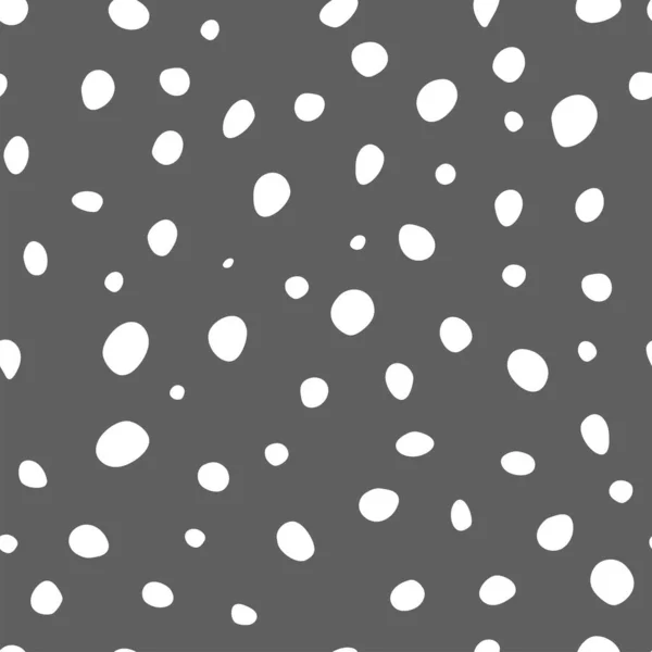 Vector Illustration Spotted Grey Black White Background Geometric Abstract Pattern — Archivo Imágenes Vectoriales