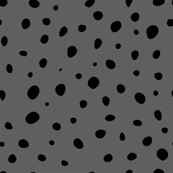 Vector Illustration Spotted Grey Black White Background Geometric Abstract Pattern — Vector de stock