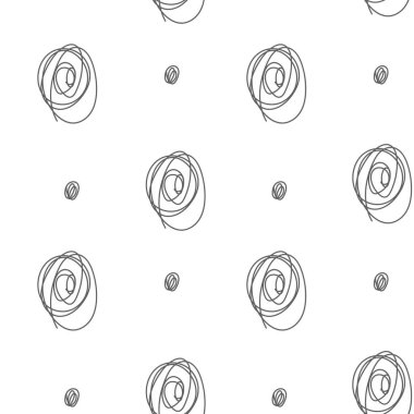 Vector. Hand drawn monochrome grey, black and white seamless pattern. Hatching. Abstract vector texture from strokes in grunge style. Backgrounds with ink, felt-tip pen, brush, ink.