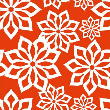 Vektör. Renkli bir arka planda Papel Picado deseni delinmiş. Hispanik Miras Ayı. Web pankartı, poster, kapak, sıçrama, sosyal ağ için çokgen kusursuz desen.