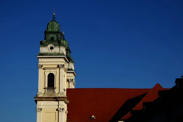 Top Church Valtice South Moravia Czech Republic Stock Picture