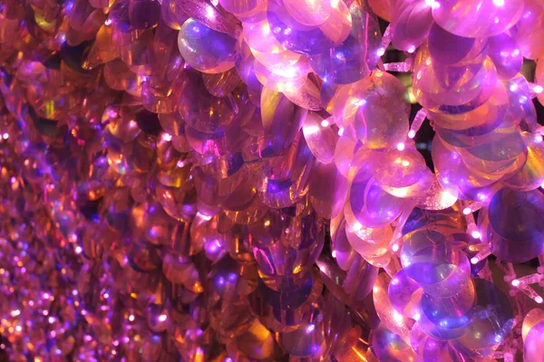 Soyut yaratıcı dekor yuvarlak pembe ölçekli defocus