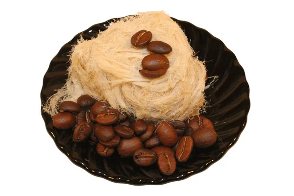 Doğulu tatlılar ve soyutlanmış arka plan