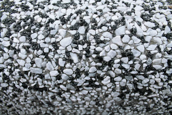 Textura Pequenas Pedras Pretas Brancas Defocus — Fotografia de Stock
