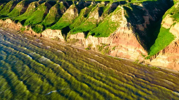 峡谷悬崖海滨海洋俯瞰 — 图库照片