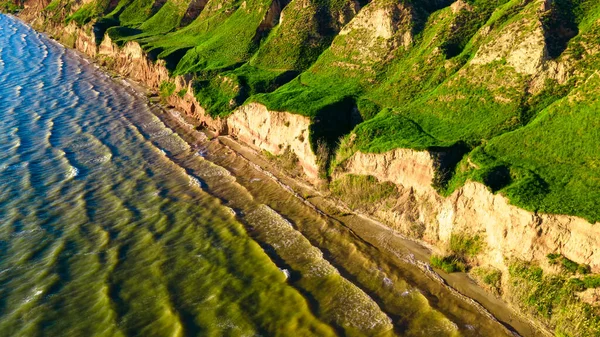 峡谷悬崖海滨海洋俯瞰 — 图库照片